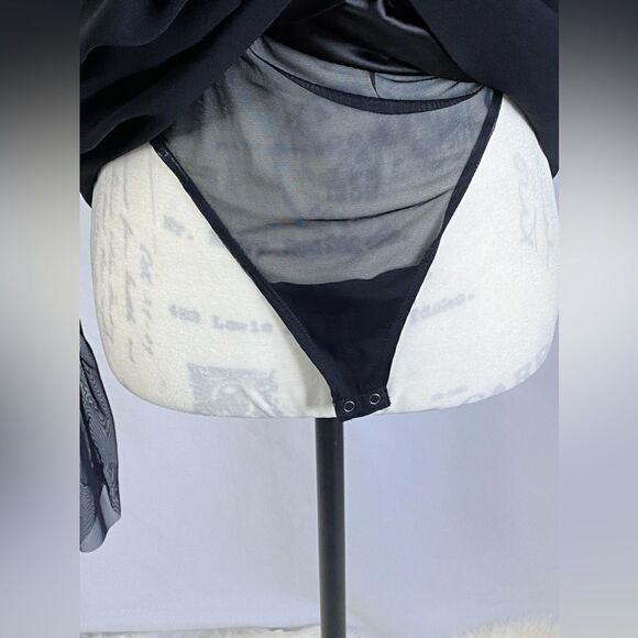 A.L.C. Rita High-Neck Mesh Minidress size 4 - Picture 7 of 13